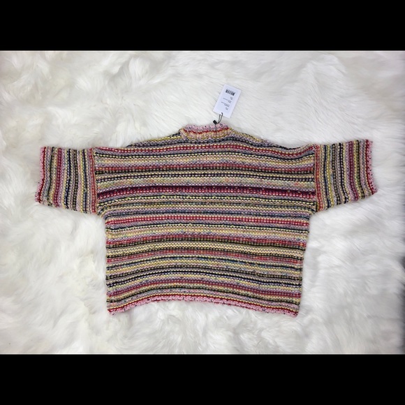 Ganni Mixed Knit Striped Sweater - Picture 6 of 8